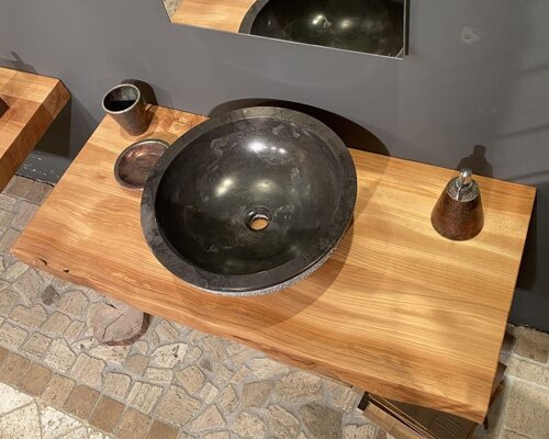 mensolone bagno cedro massello oliato