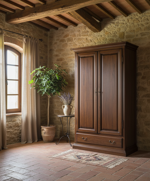 armadietto-in-legno-massello-con-2-porte-cassetto-e-palo-porta-abiti