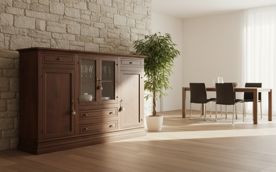 352 credenzone noce massello