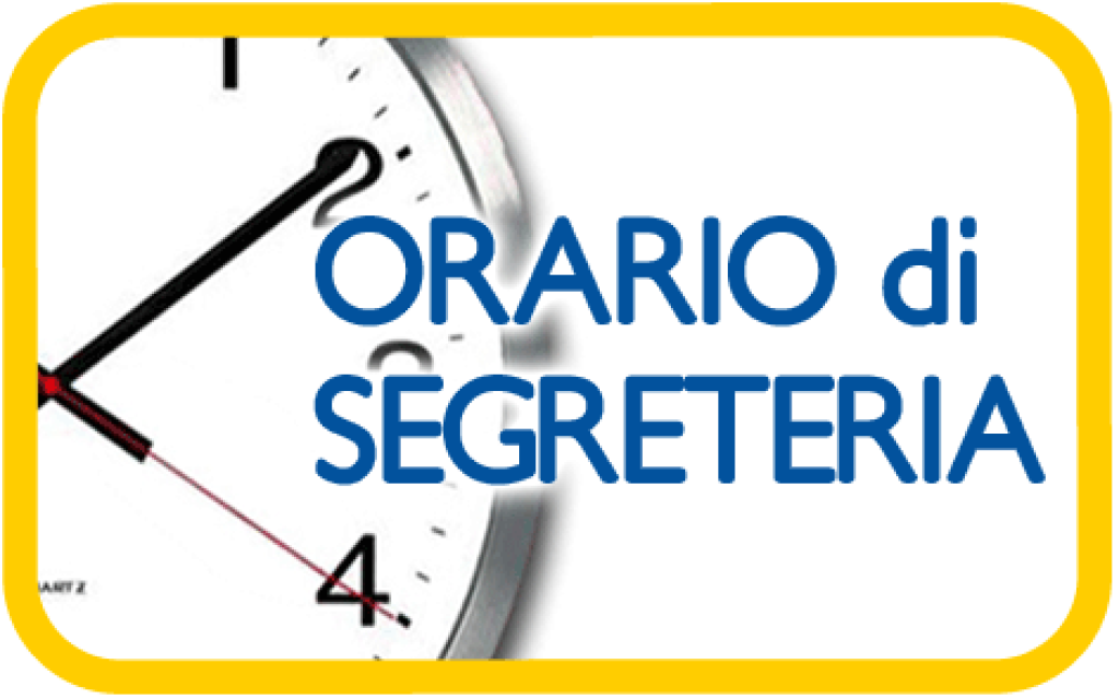 ORARIO SEGRETERIA settembre 2024