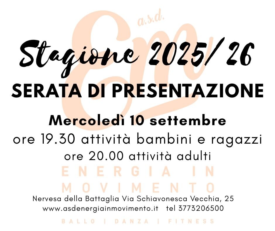 Serata di presentazione