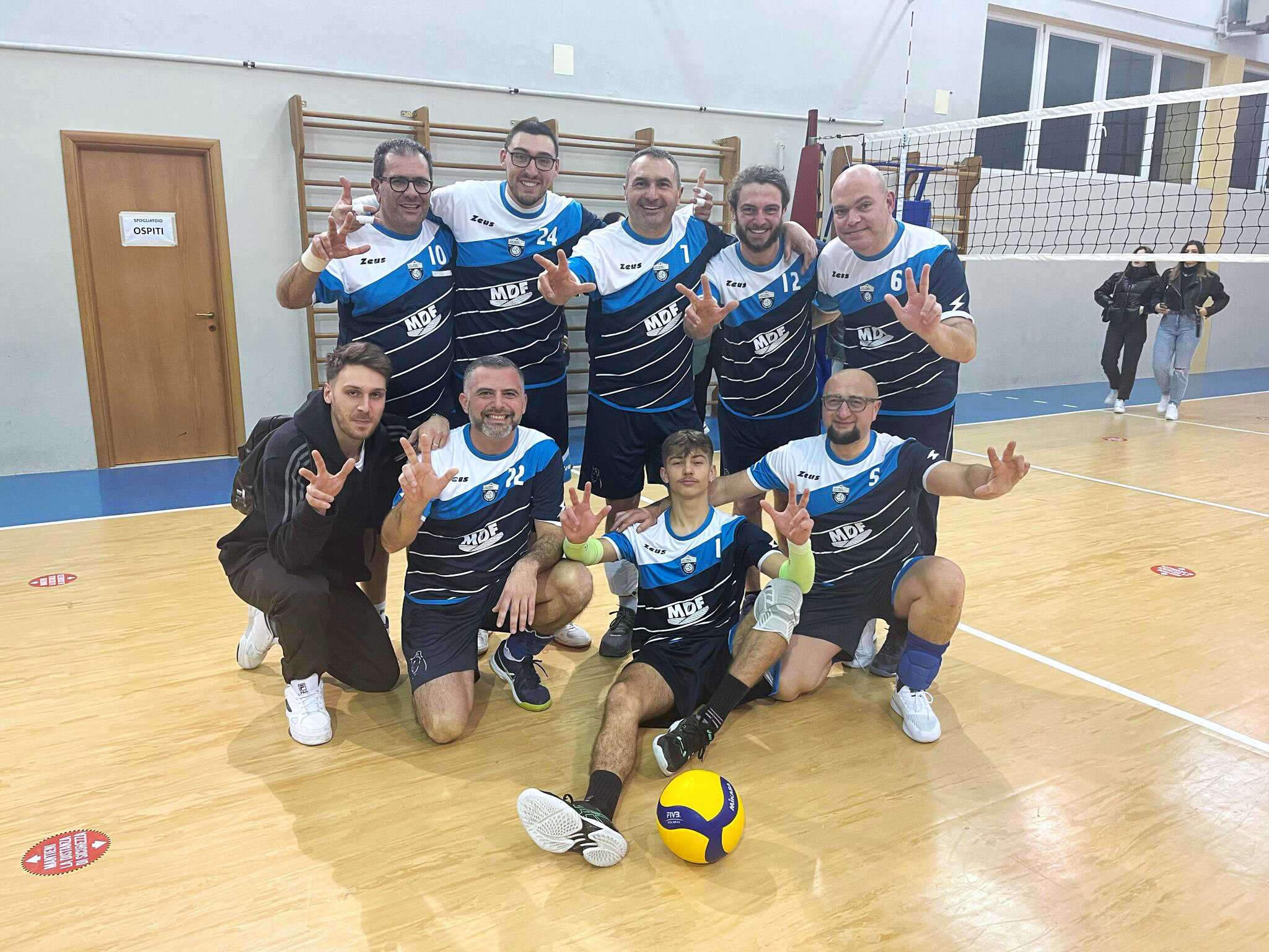 PALLAVOLO - squadra vincitrice CAMPIONATO Eccellenza Maschile 4 vs 4