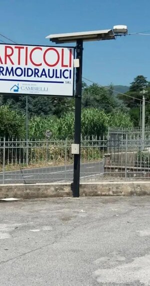 Insegna luminosa a led a bandiera bifacciale Velletri