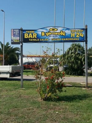 Insegna luminosa a led a cassonetto bifacciale Capalbio Insegna luminosa a led a cassonetto bifacciale Capalbio