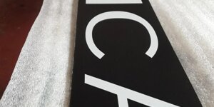 Pannello in metacrilato con stampa Roma, particolare - A.S.T. NEON