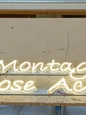 INSEGNA LUMINOSA A FLEX LED ROCCAMASSIMA LATINA