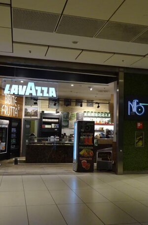 Plex trasparente rasterizzato Lavazza Roma