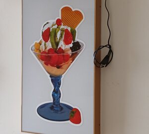 Quadri luminosi scatolati in plexiglass Latina Roma lavorazioni in plexiglass