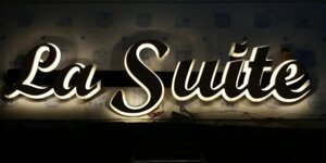 Insegna luminosa a led a lettere singole a luce retroriflessa Roma - A.S.T. NEON