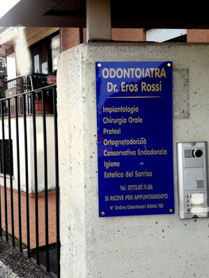 Targa in plexiglass Sermoneta Latina Targa in plexiglass Sermoneta Latina