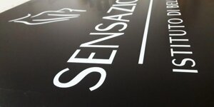 Pannello in metacrilato con stampa Roma, particolare - A.S.T. NEON