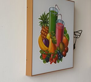 Quadri luminosi scatolati in plexiglass Latina Roma lavorazioni in plexiglass