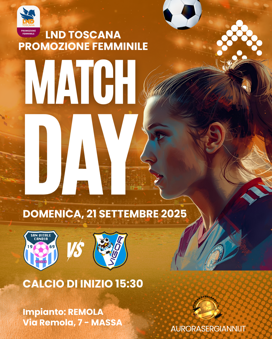 00 - locandina 1 match day - campionato - asd san vitale candia women vs vigor calcio femminile