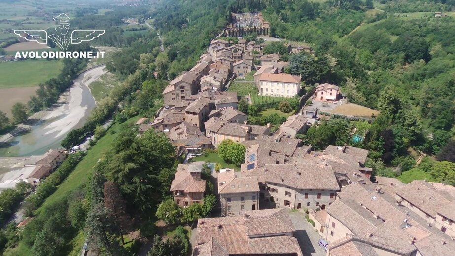 Castell'Arquato (Pc) foto del Pilota di Drone (APR) Fabio Manera 