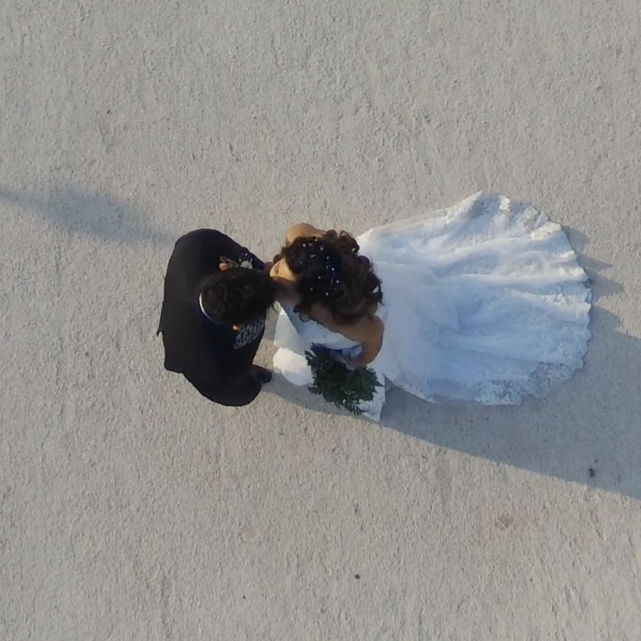 Matrimonio ripreso dal drone
