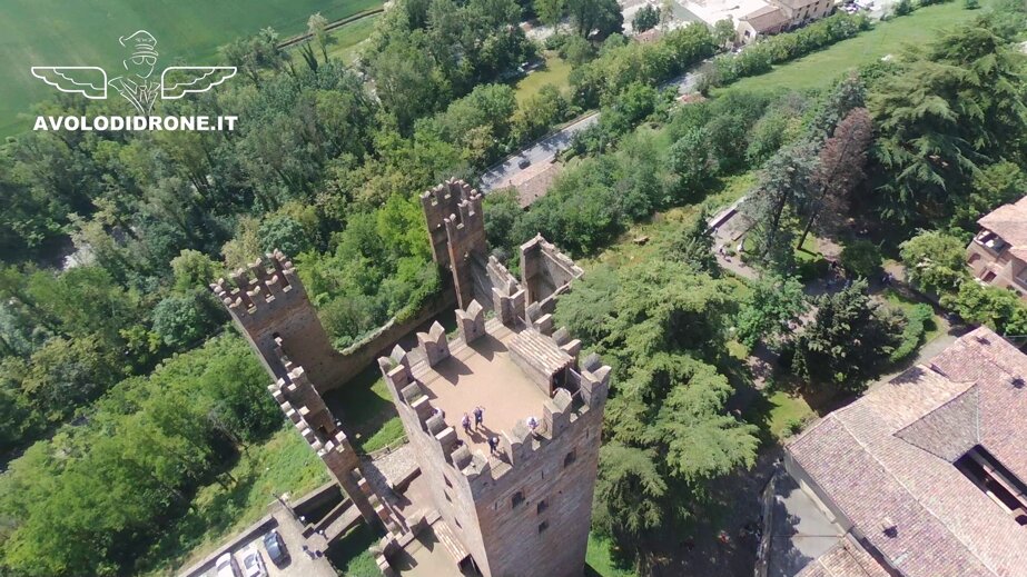 Castell'Arquato (Pc) foto del Pilota di Drone (APR) Fabio Manera