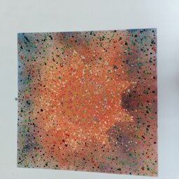 il sole nell'Universo - pittura astratta in olio su tela dell'Avv. Albert Corradetti il sole nell'Universo - pittura astratta in olio su tela dell'Avv. Albert Corradetti