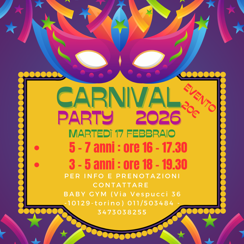 carnival party 2026 