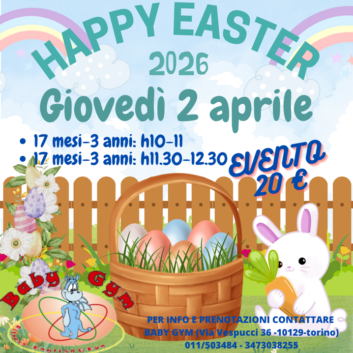 evento pasqua 2026 bimbi 18 mesi-3 anni