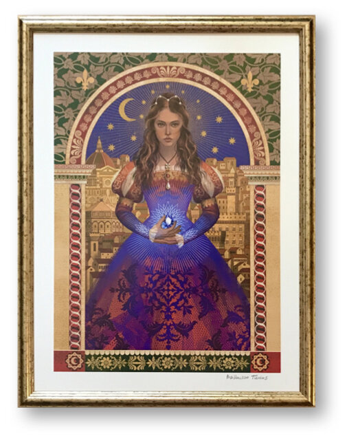 Gracelles Hearth art by Balbusso Twins 125 Years Exhibition Society of Illustrators NYC. 