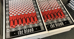 poster by Balbusso Twins printed by White Duck