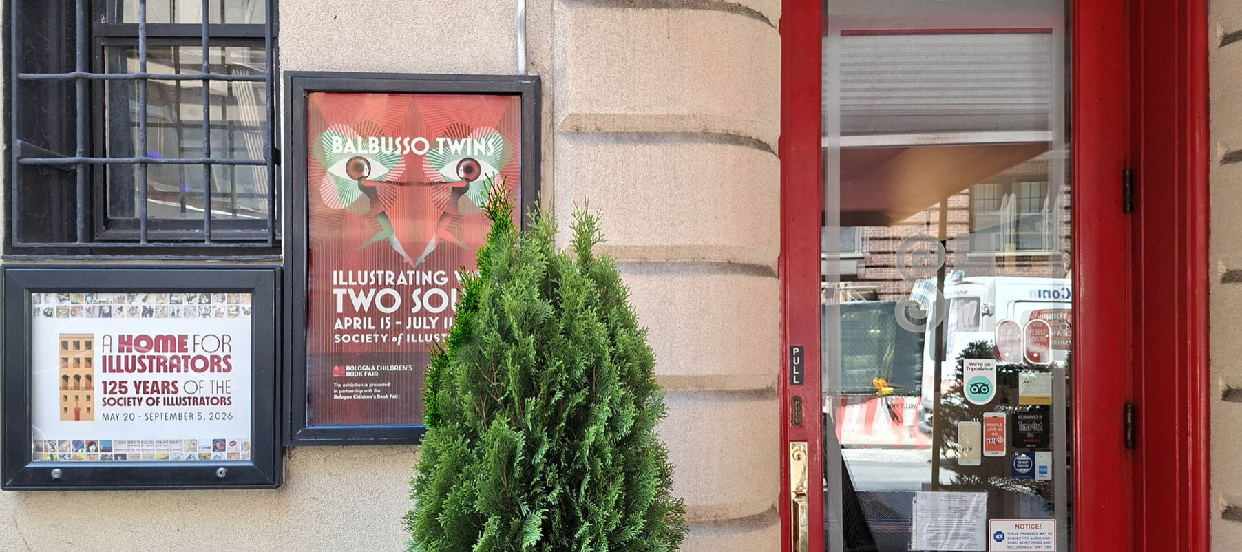 Balbusso Twins Solo Exhibition Society of Illustrators NYC. 