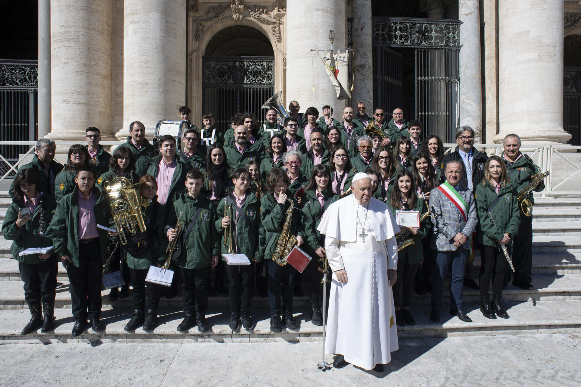 La #BMStaffolo incontra Papa Francesco