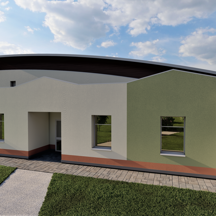 Rendering prospetto Nord