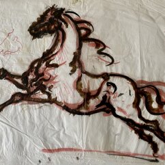 Schizzo su carta velina.