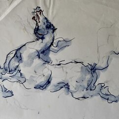 Schizzo su carta velina.