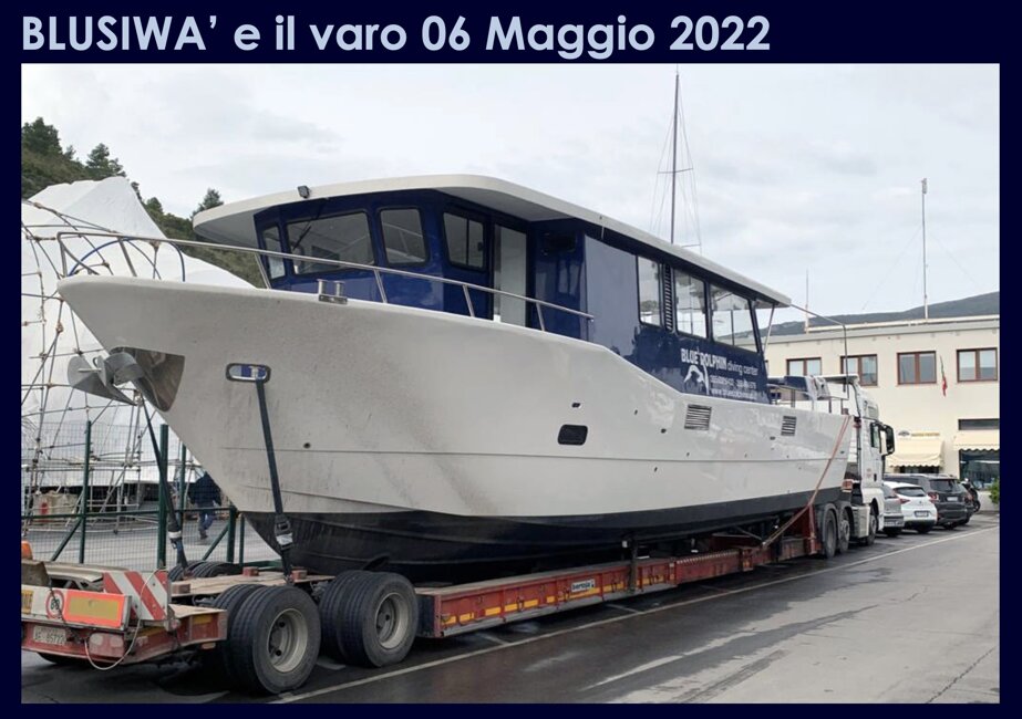 Dal cantiere di Bellaria Igea Marina (Rimini) a Porto Ercole per il varo