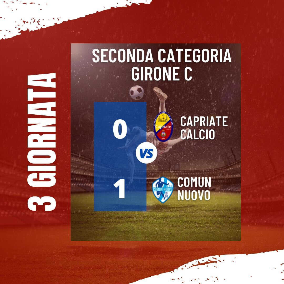 MATCH REVIEW: IL TABELLINO DI CAPRIATE-COMUN NUOVO