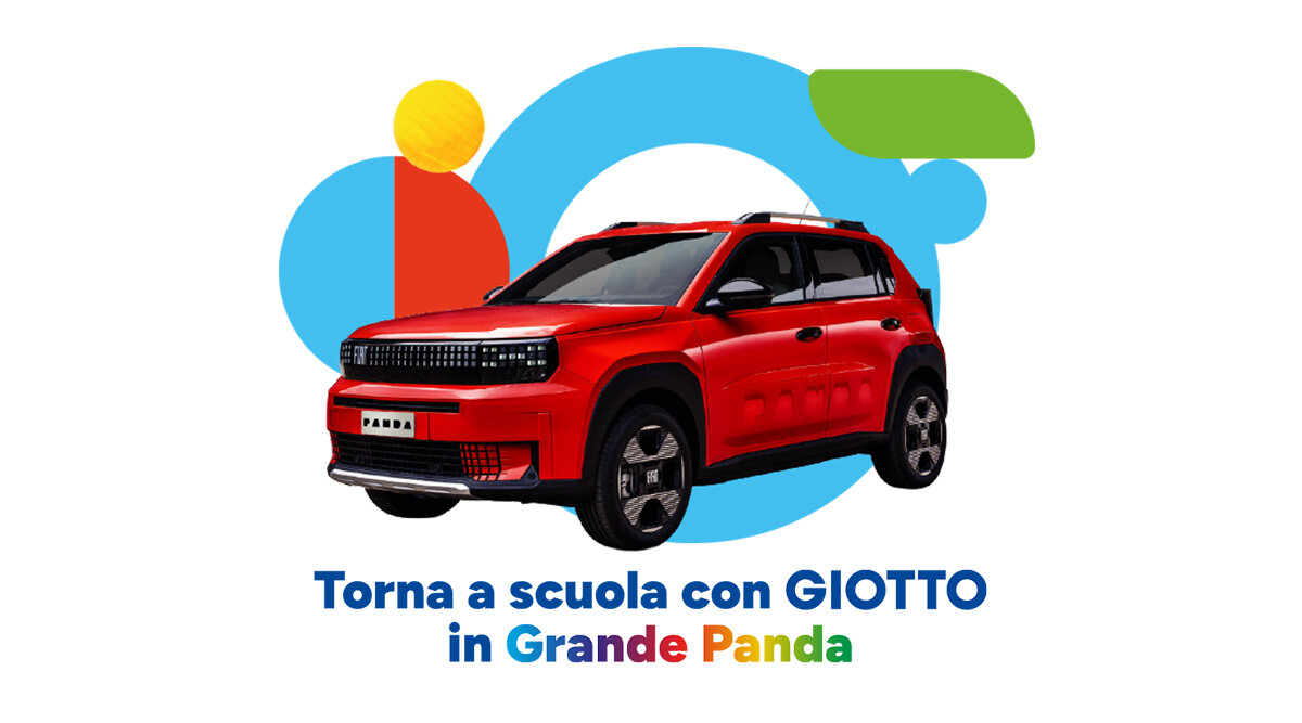 Torna a scuola con Giotto in Grande Panda!