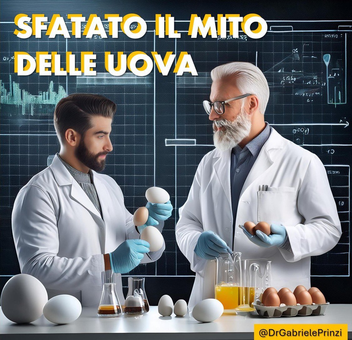 SFATATO IL MITO DELLE UOVA: NON INNALZANO IL COLESTEROLO.