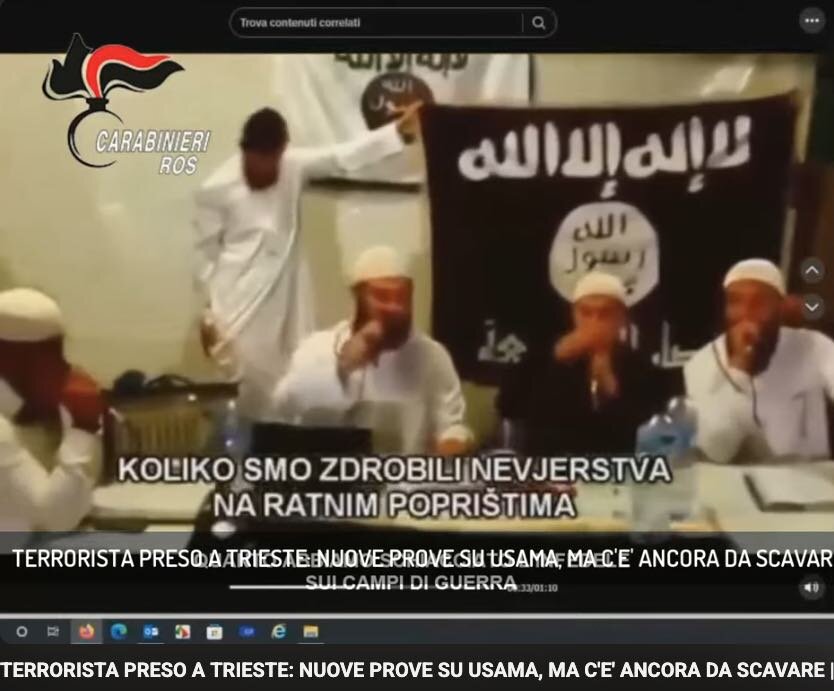LO JIHADISTA USAMA ARRESTATO IN UN ALLOGGIO TRIESTINO DI SCHIAVONE