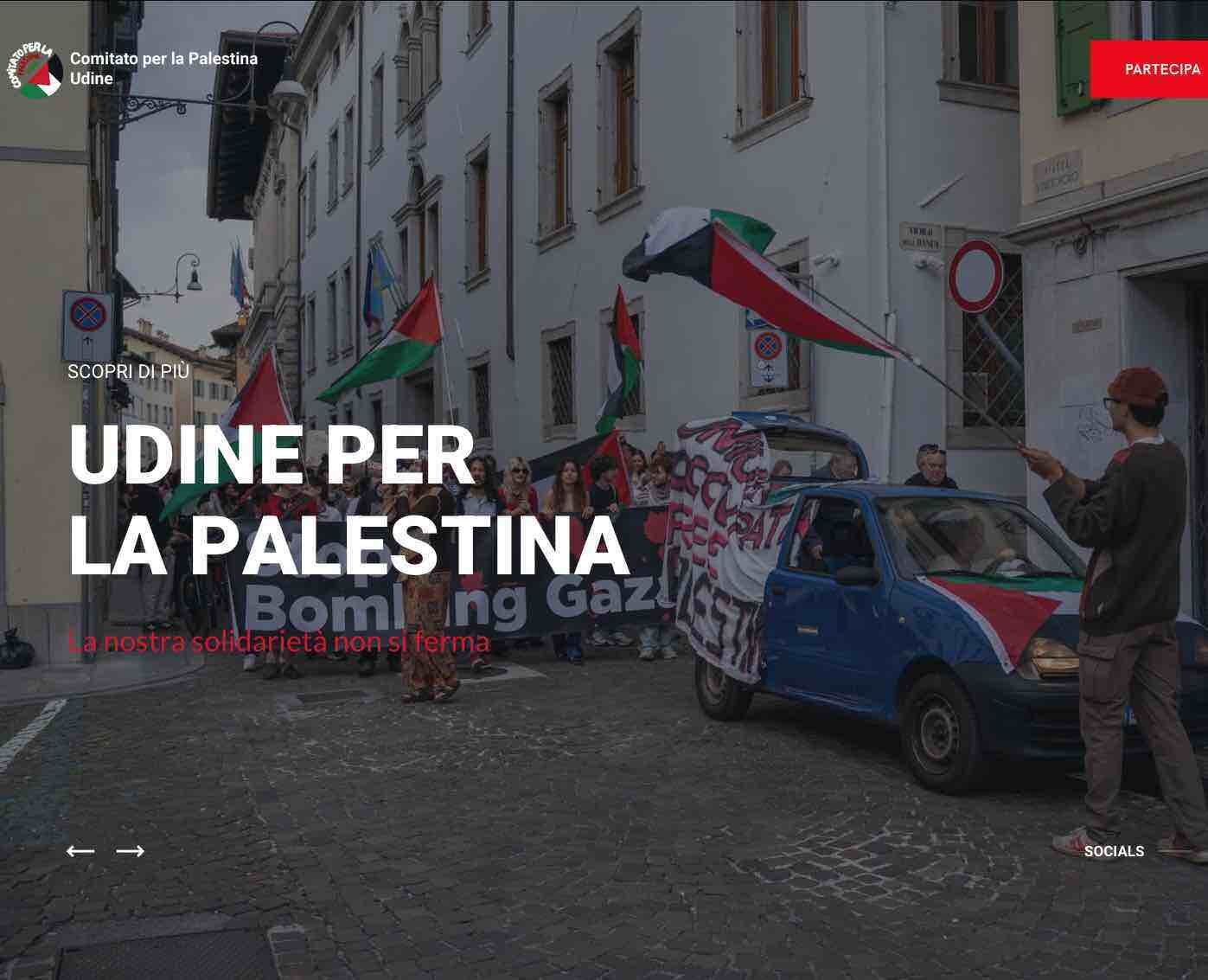 LA MANIFESTAZIONE PRO-PAL A UDINE ORGANIZZATA DA ANARCHICI E MUSULMANI