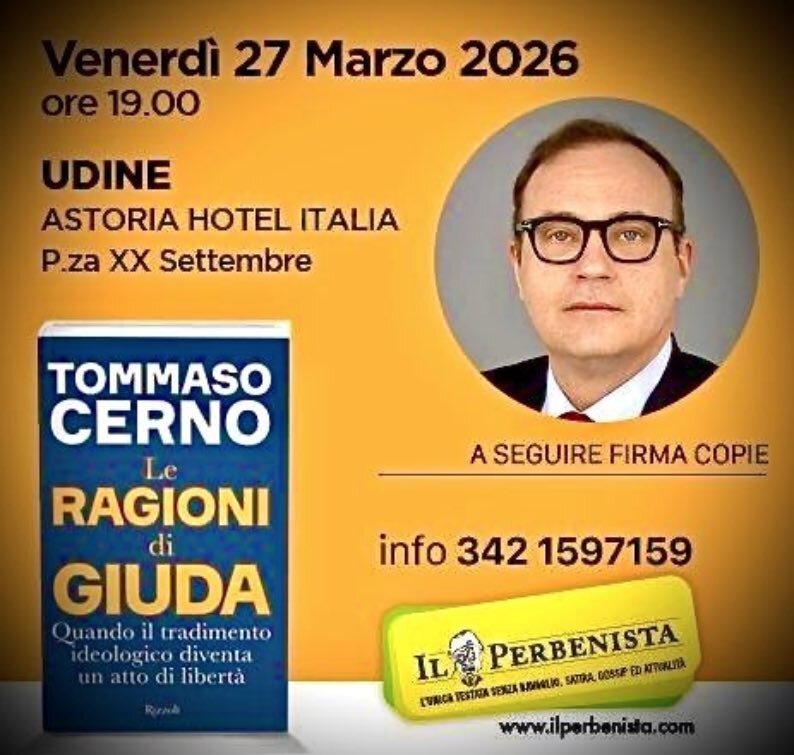 E' ARRIVATO IL GIORNO DELL'ATTESO INCONTRO CON TOMMASO CERNO