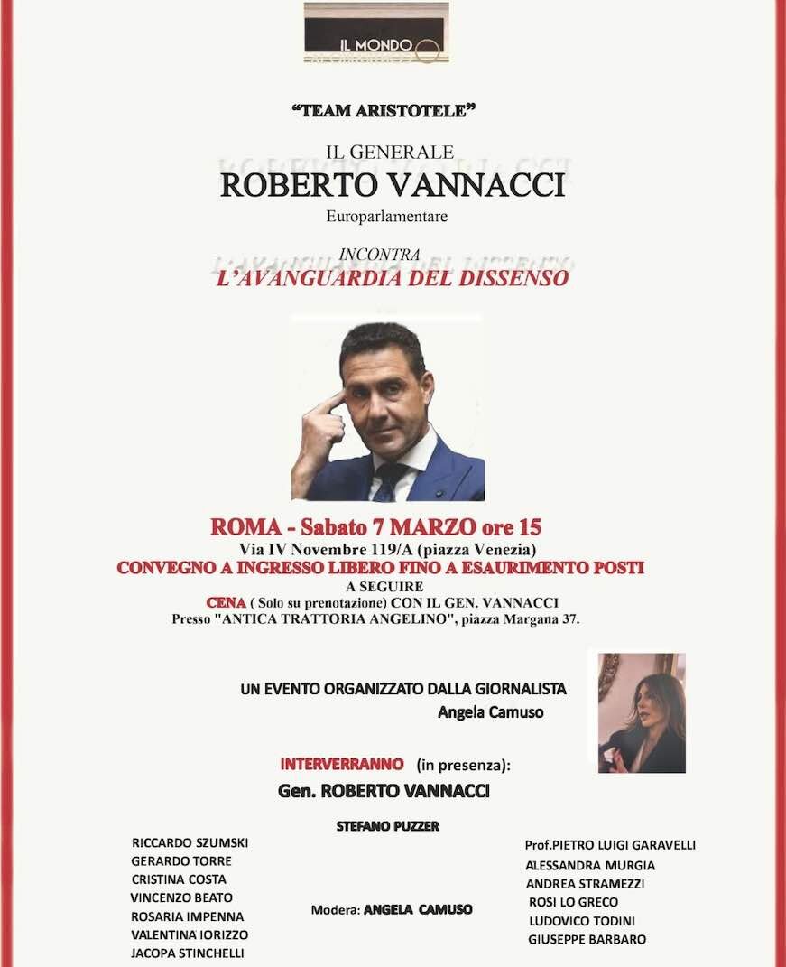 VANNACCI TENTA DI SALTARE NELLA GALASSIA NO VAX MA RICCARDO SZUMSKI LO SMASCHERA E SI ALLONTANA