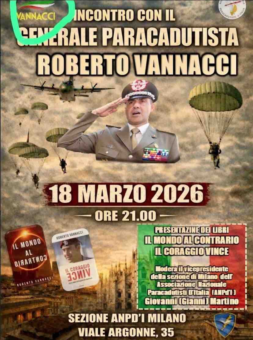 IL GENERALE MARCO BERTOLINI VIETA A VANNACCI DI STRUMENTALIZZARE L'ANPDI