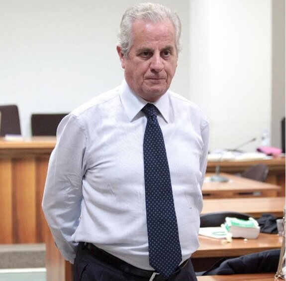 FERRUCCIO SARO PORTA IL TRIDENTE IN PELLEGRINAGGIO DA CLAUDIO SCAJOLA