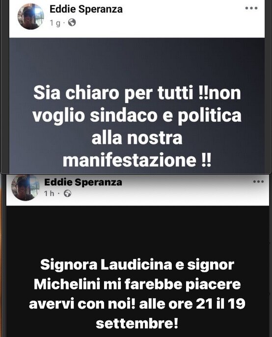EDDIE SPERANZA CONTRADDICE SE STESSO: DA CIVICO DIVENTA LO SCENDILETTO PADANO