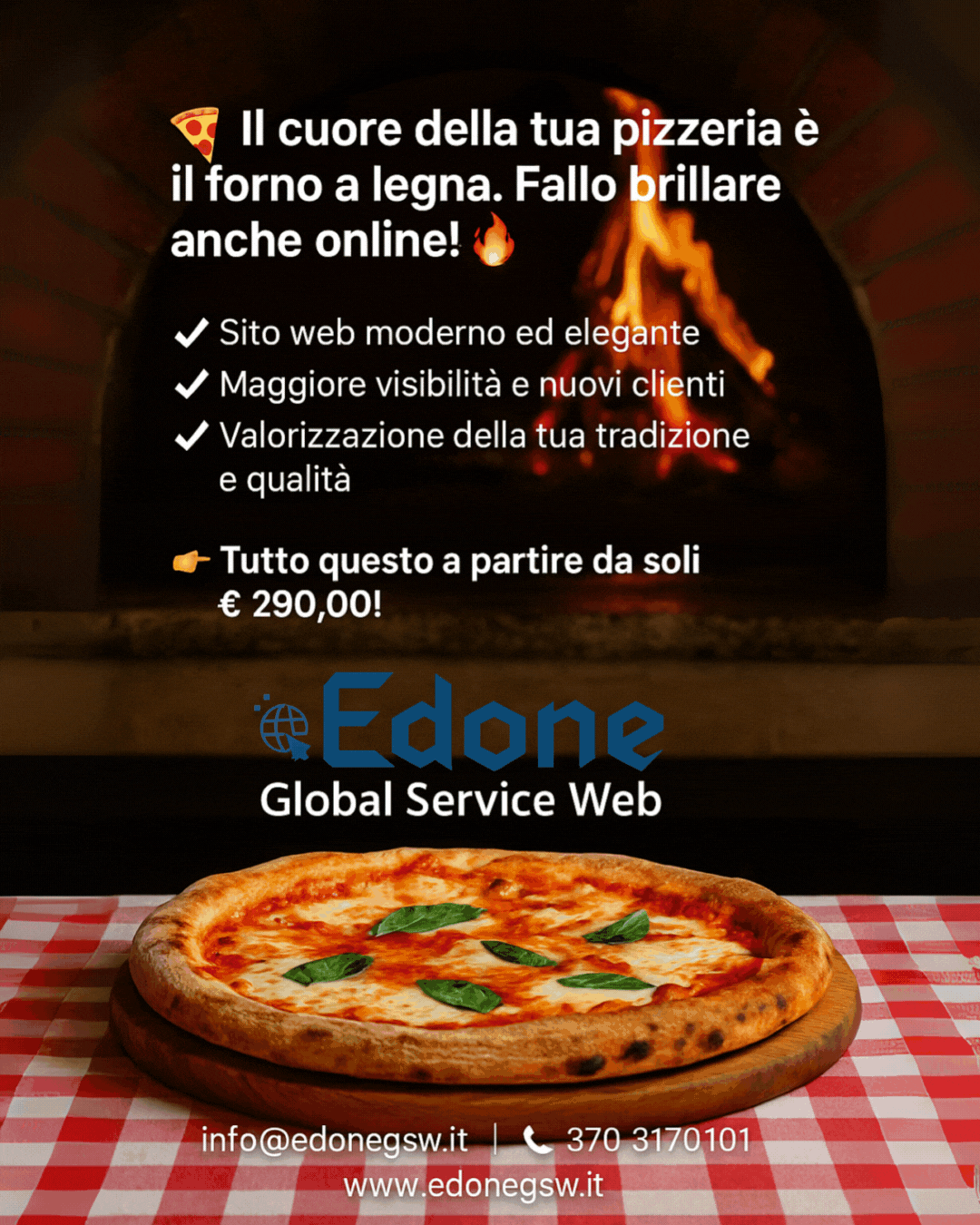 gif per ristoranti, trattorie e pizzerie 1080x1350