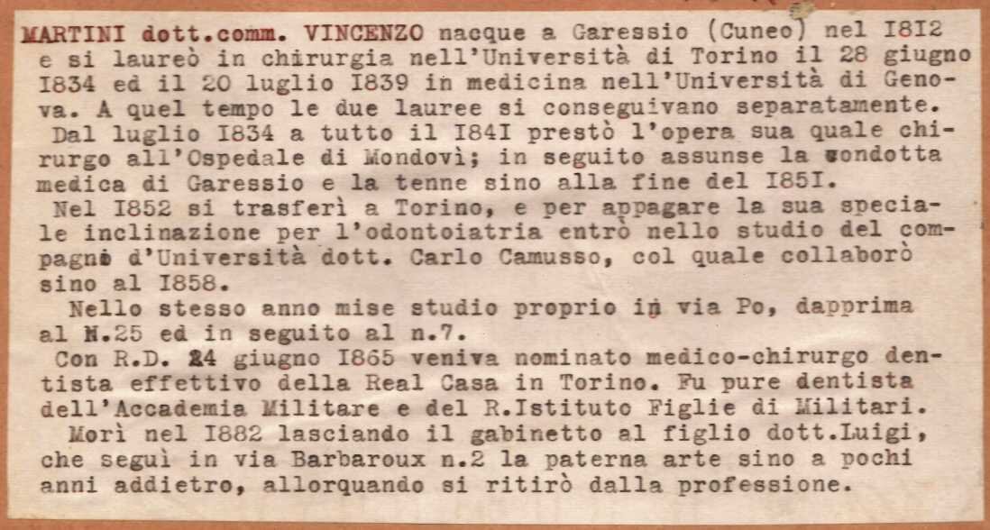 Lo studio dentistico Martini e Ruspa: dal 1848 fino ai giorni nostri (1)