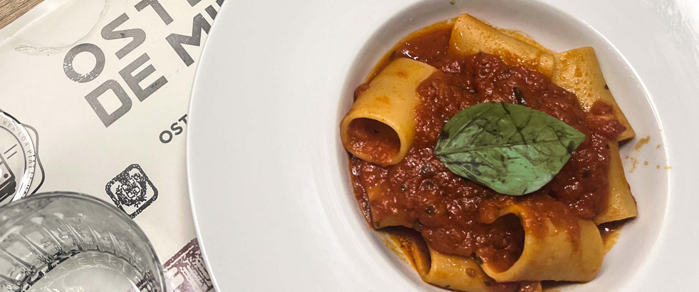 paccheri al pomodoro