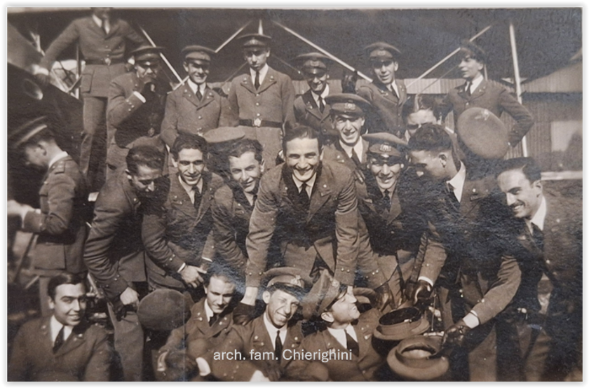 c1 corso osservazione aerea roma 1927 etichettato