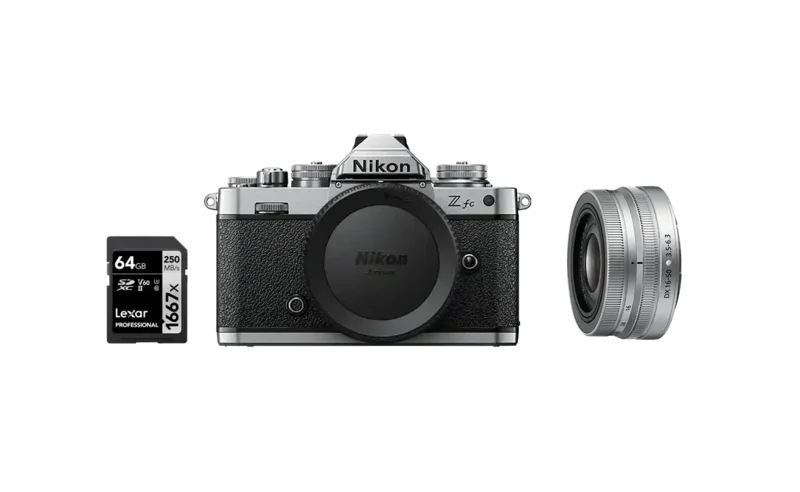 nikon-zfc-silver-z-dx-1650mm-f3563-vr-silver-sd-lexar-64gb