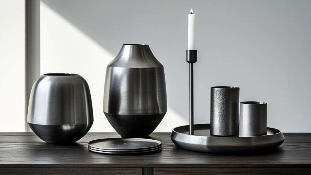 complementi arredo in peltro