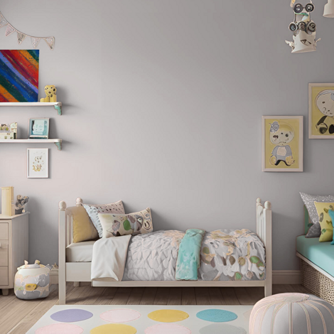 tela colorfull in cameretta bambino