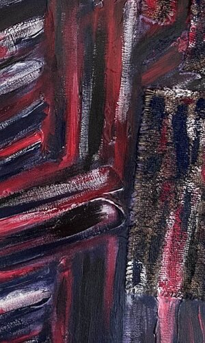 tela materica mare rilievo onde