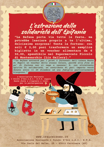 rosso beige illustrato dolce epifania poster